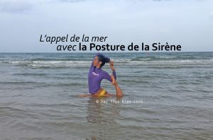 comment faire la posture de la sirene yoga plage