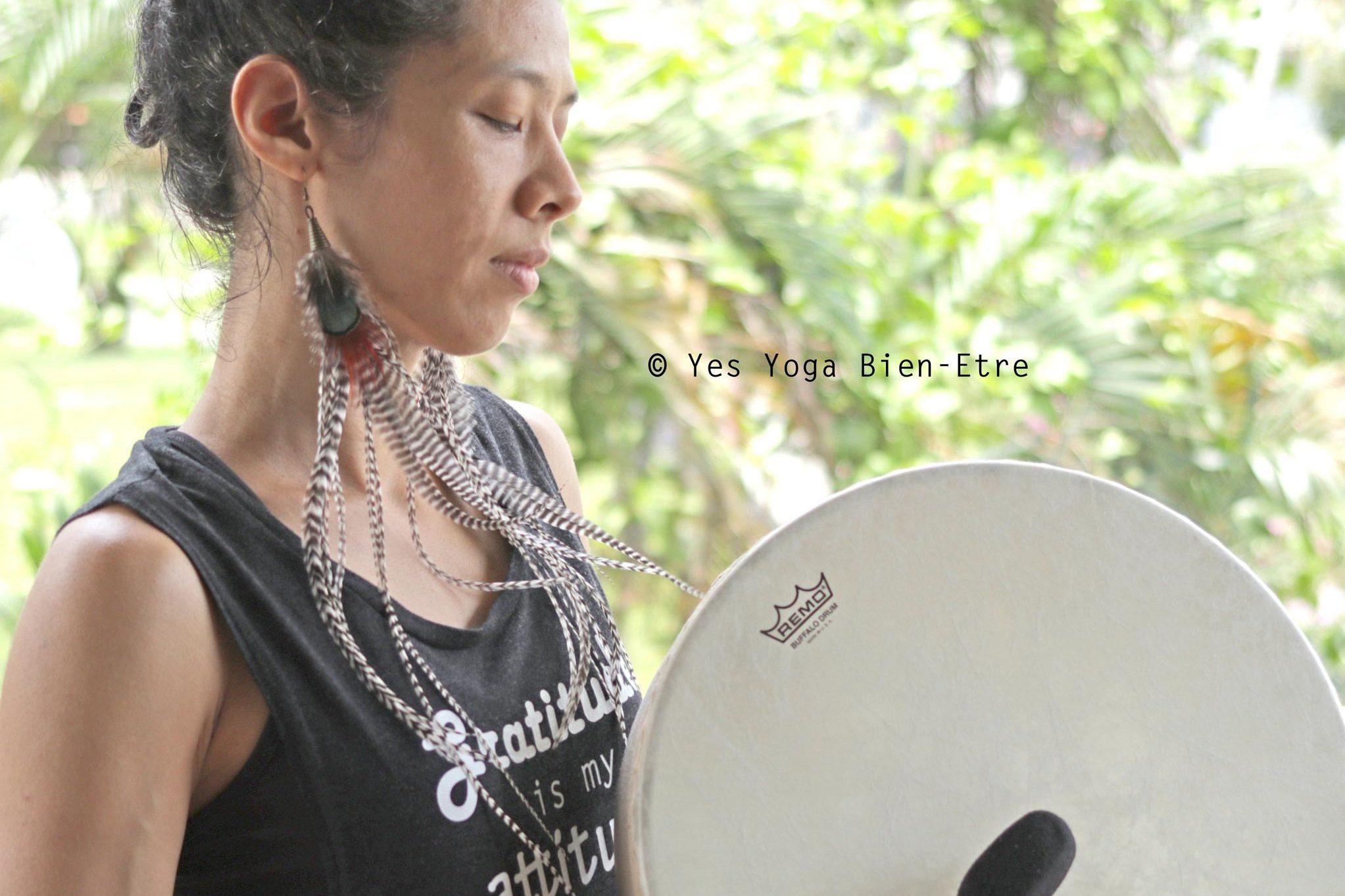 soin chamanique au tambour